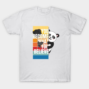 Peeking Panda Bear T-Shirt